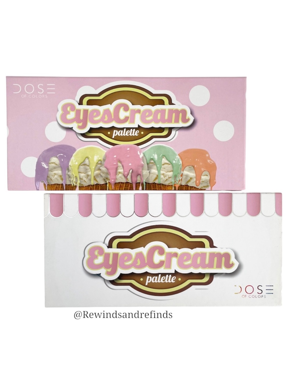 DOSE OF COLORS Eyescream Palette Authentic Limited Edition 2016 Vintage